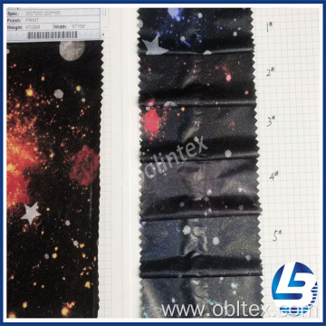 OBL20-944 Nylon Foil Print Fabric For Down Coat